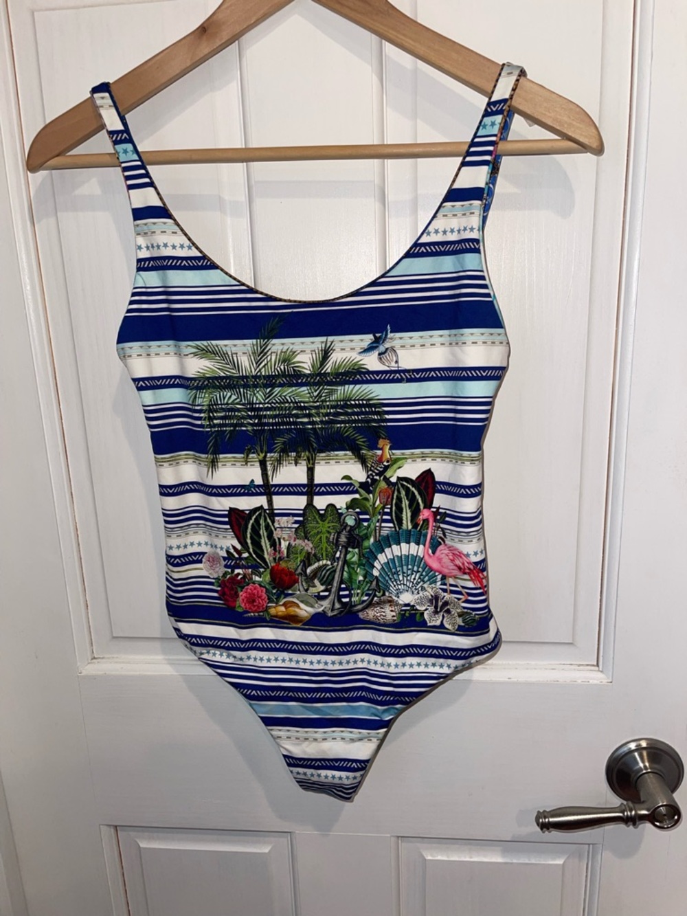 Camilla Moon Garden Reversible One-Piece Swimsuit - Multicolor - Picture 7 of 13